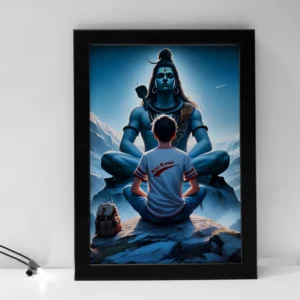Giftway Lord Shiv Ji Custom Photo Frame  - A4/8x11