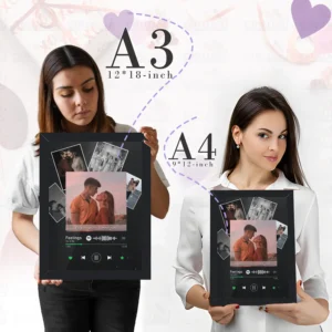 Giftway Spotify Photo Frames for Birthday, Anniversary, Friend, Brother, Sister, Girlfriend, Husband, Wife (1)