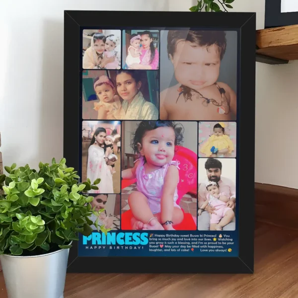 Giftway Collage Photo Frames, Gift Idea for Birthday, Anniversary, Friend, Brother, Sister, Girlfriend, Husband, Wife, Boyfriend Birthday, Husband Birthday Gift (1)