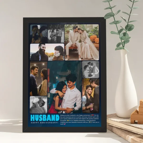 Giftway Collage Photo Frames, Gift Idea for Birthday, Anniversary, Friend, Brother, Sister, Girlfriend, Husband, Wife, Boyfriend Birthday, Husband Birthday Gift (1)