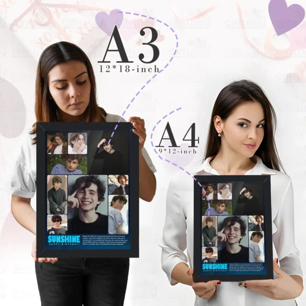 Giftway Collage Photo Frames, Gift Idea for Birthday, Anniversary, Friend, Brother, Sister, Girlfriend, Husband, Wife, Boyfriend Birthday, Husband Birthday Gift (1)