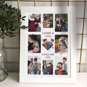Giftway Customized Photo Frame for Dad, Memorable Gift for Father's Birthday, Photo Frame Table Décor