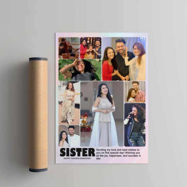 Giftway Personalized Sister Photo Frame | Gifts for Sister Birthday | Rakhi Gift for Sister | Happy Raksha Bandhan Gift