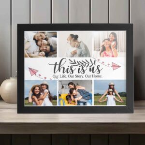 Giftway This Is Us, Custom Family Photo Frame, Marriage Gifts Items, Husband and Wife -A4/8x11