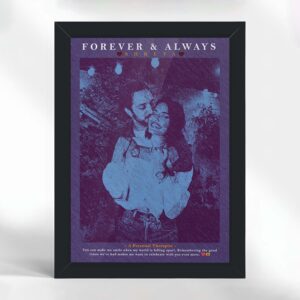 Giftway Pop Lines Art Portrait Effect Photo Frame, Couple Gifts for Lovers, Boyfriend Gift, Gifts for Couple