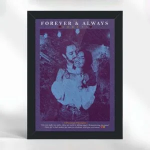 Giftway Pop Lines Art Portrait Effect Photo Frame, Couple Gifts for Lovers, Boyfriend Gift, Gifts for Couple