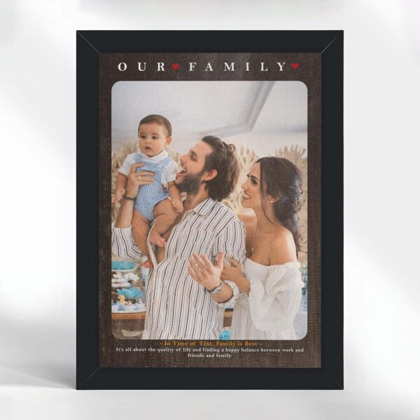 Giftway Vintage Portrait Effect Photo Frame, Gifts for Parents, Photo Gifts Personalised