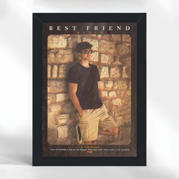 Giftway Vintage Portrait Effect Photo Frame, Personalised Gifts for Girls, Creative Gifts for Women Men