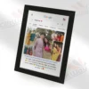 Giftway Personalised My Favorite Person | Google Search Frame 5 Custom Photos & Text Perfect Gift – 5x7 Inches World Best Dad Photo Mom Gifts for Parents Birthday, Anniversary, Wedding Gift, Home Decor - Happiness Customised Sister Anniversary Friend Birthday Idea Boyfriend Text- Girls Girl Unique In Love with Stand Aniversary gift, Small Fifts Men Newly Married Couple