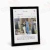 Giftway Personalised My Favorite Person | Google Search Frame 5 Custom Photos & Text Perfect Gift – 5x7 Inches World Best Dad Photo Mom Gifts for Parents Birthday, Anniversary, Wedding Gift, Home Decor - Happiness Customised Sister Anniversary Friend Birthday Idea Boyfriend Text- Girls Girl Unique In Love with Stand Aniversary gift, Small Fifts Men Newly Married Couple