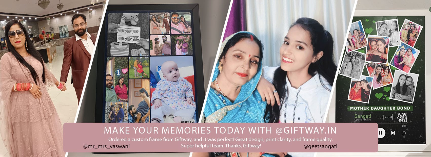 Ordered a custom frame from Giftway, and it was perfect! Great design, print clarity, and frame quality. Super helpful team. Thanks, Giftway!