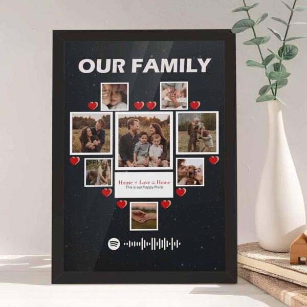Giftway Our Family Custom Photo Frames | Newly Married Couple Gifts
