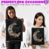 Giftway Moon with Star Collage Frame | Custom Black Moon Shape Frame | Perfect Gift for Weddings | Marriage Functions, Anniversary, or Husband’s Birthday | Unique Wedding Gift for Newly Married Couples