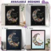 Giftway Moon with Star Collage Frame | Custom Black Moon Shape Frame | Perfect Gift for Weddings | Marriage Functions, Anniversary, or Husband’s Birthday | Unique Wedding Gift for Newly Married Couples
