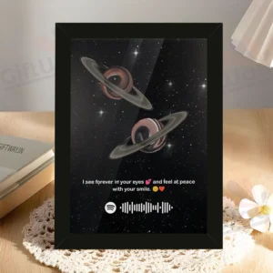 Giftway Saturn Eyes Photo Frame, Trending Customised Gift with Stunning Eye Design, Perfect for Birthdays, Special Occasions & Secret Gift Ideas