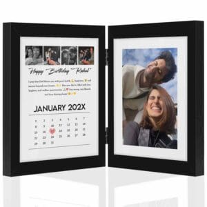 Giftway Custom Tabletop Photo Frame - Small Gifts for Men & Women | Birthday Gift for Boyfriend, Girlfriend, Husband & Friends 5x7 Inch