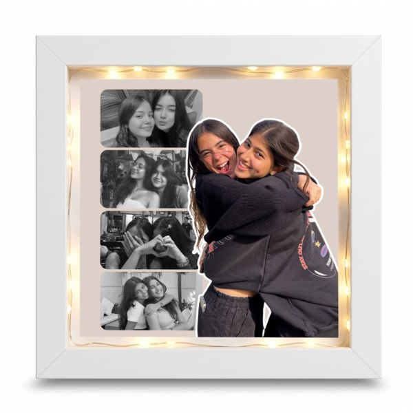 Giftway Personalised Retro LED Photo Frame | Graduation Gift | Birthday Gift | Anniversary Gift