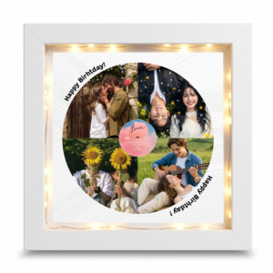 Giftway SoundTrack Glow Album Photo Frame, Graduation Gift, Birthday Gift, Anniversary Gift